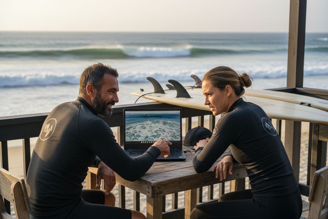 análisis vídeo surf feedback