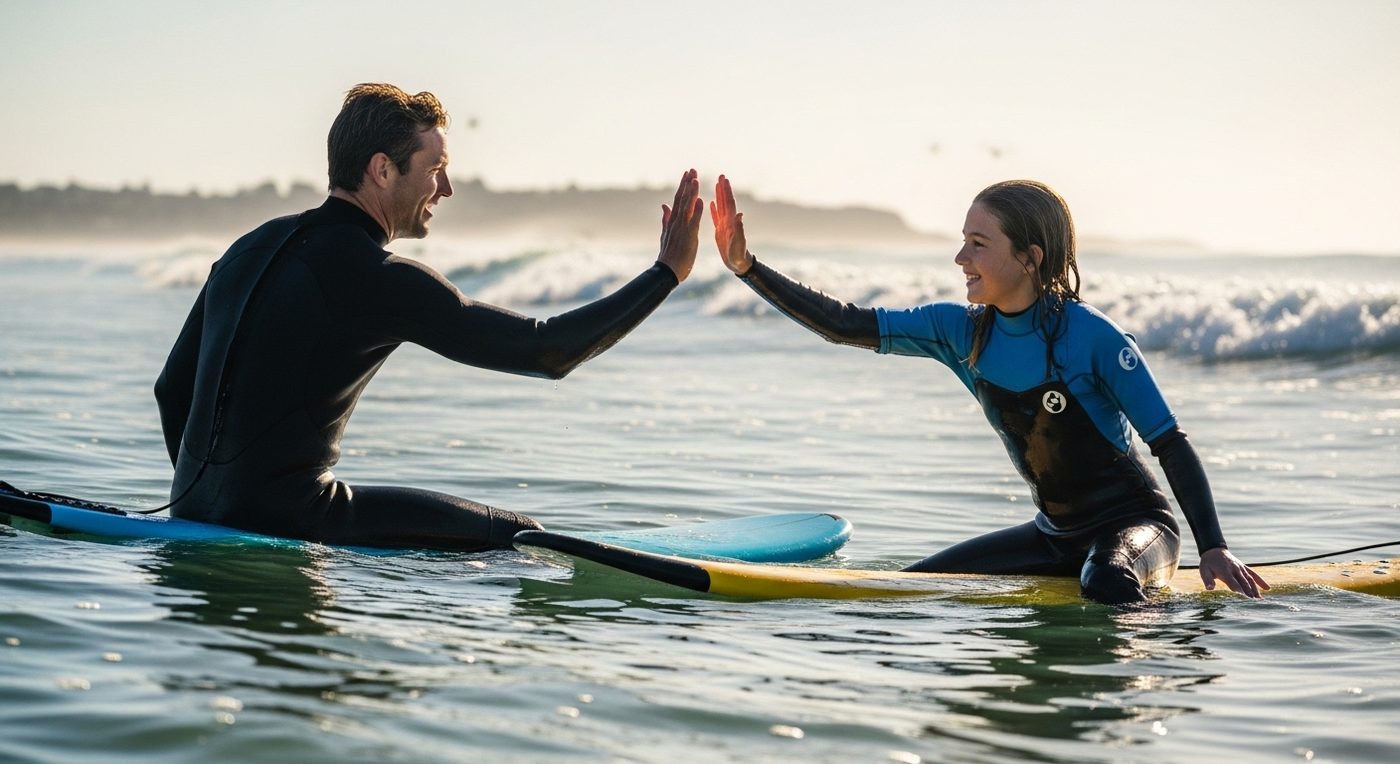 Cos’è una lezione privata di surf: spieghiamo tutto