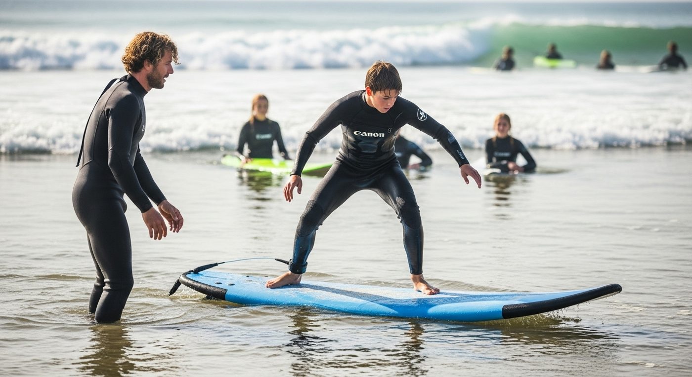 partenza surf principianti pratica