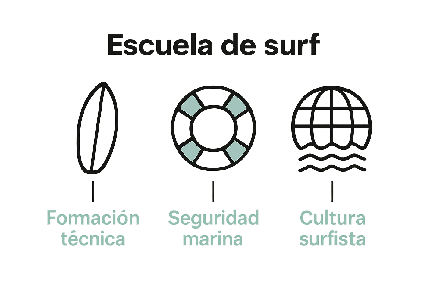 Entendiendo la función de la escuela de surf en Tenerife