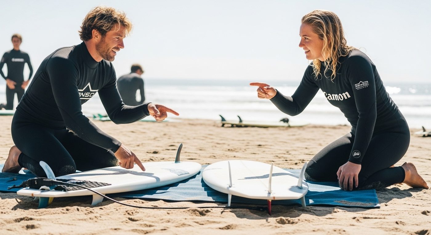 cola tabla surf tipos